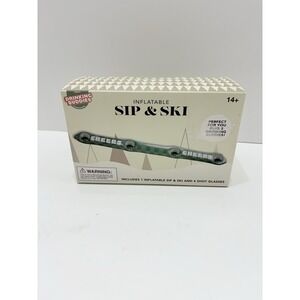 Sip & Ski, Includes 1 Inflatable‎ And 4 Shot Glasses.